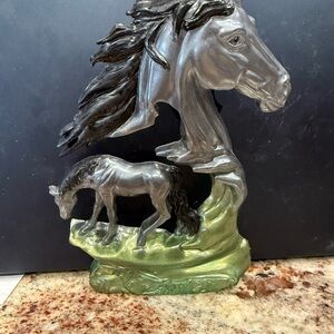 Elegant Horse Resin Sculpture